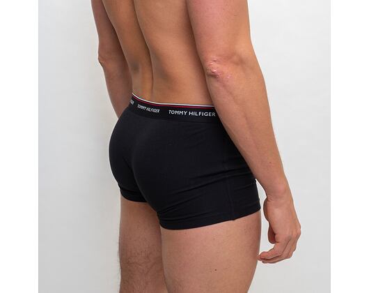 Boxerky Tommy Hilfiger Low Rise Trunk 3 Pack Premium Essentials Black