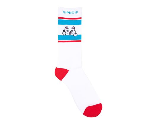 Ponožky RIP N DIP Peeking Nermal Socks RND4994 Red / Blue