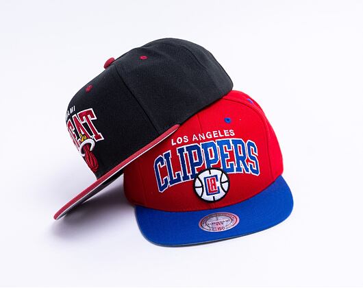 Kšiltovka Mitchell & Ness Team Arch 2 Tone Snapback Los Angeles Clippers Red / Royal