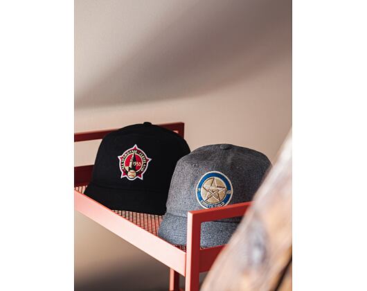 Kšiltovka New Era RC9FIFTY MLB Flannel Patch Brooklyn Dodgers Heather Gray