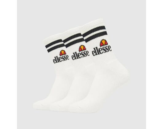 Balení 3 párů Ponožek Ellesse Pullo 3Pack USHEW002AS White/Navy