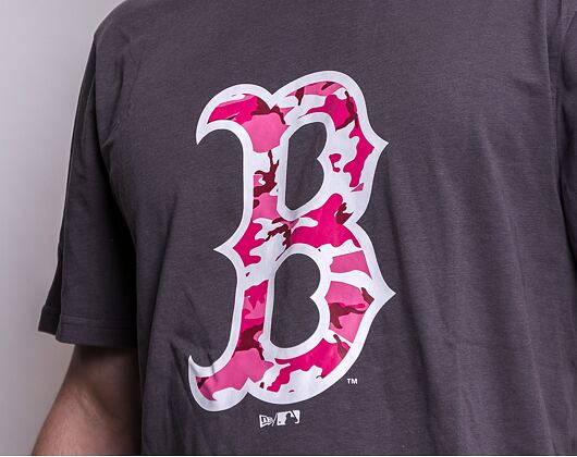 Triko New Era MLB Camo Pack Infill Boston Red Sox Graphite / Red Camo