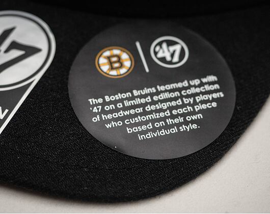 Kšiltovka 47 Brand NHL Boston Bruins - David Pastrnak PD Pasta ’47 CAPTAIN