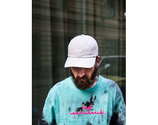 Kšiltovka HUF Essentials OG Logo CV 6 Panel Stone