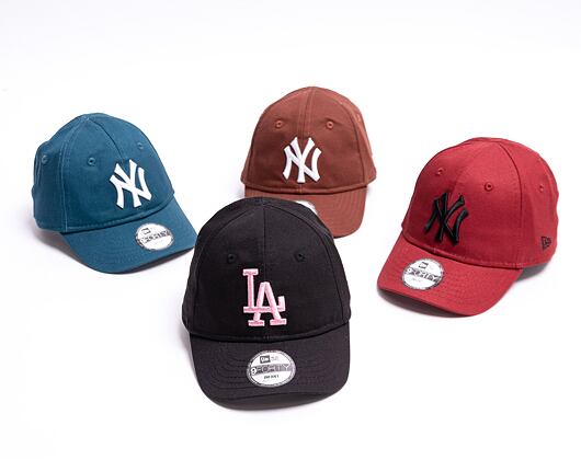 Dětská kšiltovka New Era 9FORTY Kids MLB League Essential Los Angeles Dodgers Strapback Black