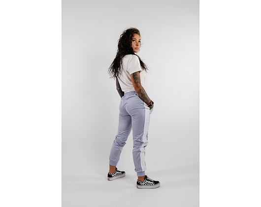 Dámské tepláky Kappa 222 BANDA WRASTORIA Slim Lilac/White/Light Grey