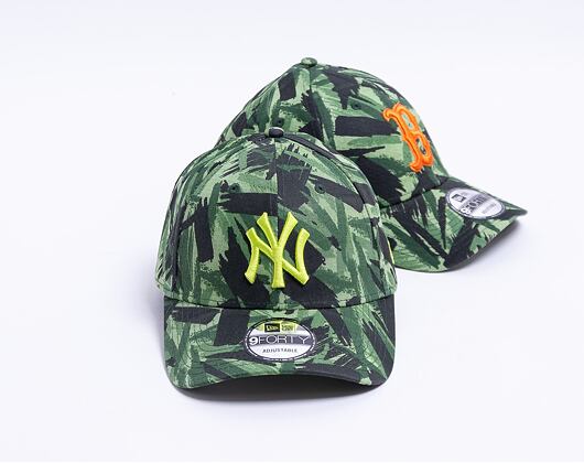 Kšiltovka New Era 9FORTY MLB Camo New York Yankees Strapback New Olive