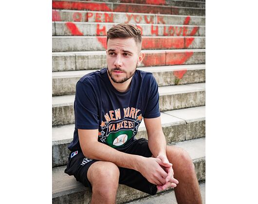 Triko New Era MLB Graphic Tee New York Yankees Navy