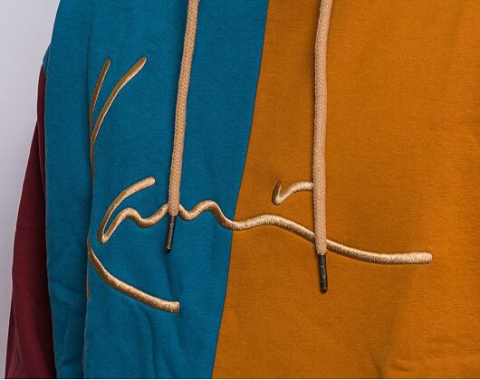 Mikina Karl Kani Signature Block Hoodie Multicolor