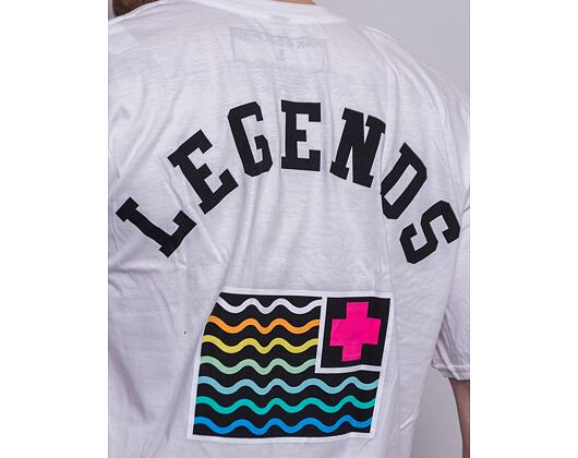 Triko Pink Dolphin LEGEND FLAG TEE PS12211LFWH WHITE