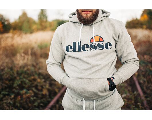 Mikina Ellesse SL Gottero OH Hoody Grey Marl SHC07407
