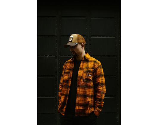 Košile Dickies Evansville Ls Pumpkin Spice