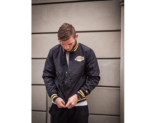 Bunda New Era NBA Team Wordmark Bomber Los Angeles Lakers Black