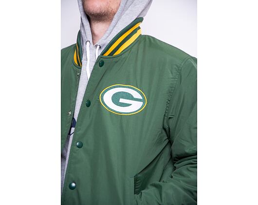 Bunda New Era NFL Team Wordmark Bomber Green Bay Packers Green