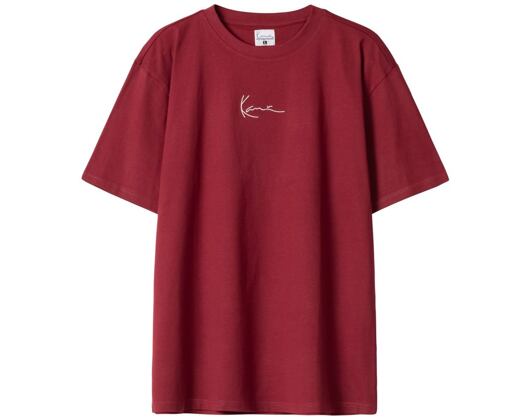 Triko Karl Kani Small Signature Tee Dark Red