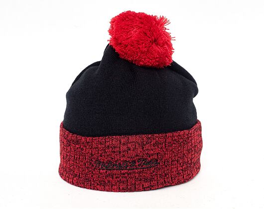 Kulich Mitchell & Ness Chicago Bulls Two Tone Pom Beanie HWC Black