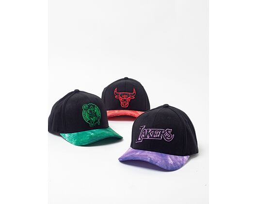 Kšiltovka Mitchell & Ness Boston Celtics Tie Dye 110 Snapback Black / Green