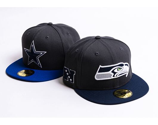 Kšiltovka New Era 59FIFTY NFL Official Team Colors Seattle Seahawks Grey
