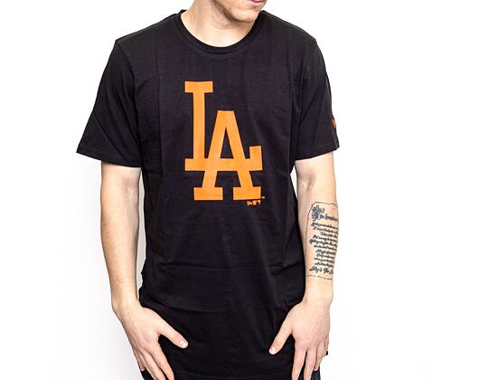 Triko New Era MLB Seasonal Team Logo Tee Los Angeles Dodgers Black / Rsh