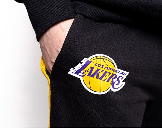 Tepláky New Era NBA Team Logo Joggers Los Angeles Lakers Black / Agd