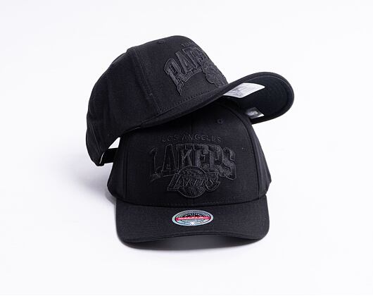 Kšiltovka Mitchell & Ness Los Angeles Lakers Black Out Arch 110 Snapback Black