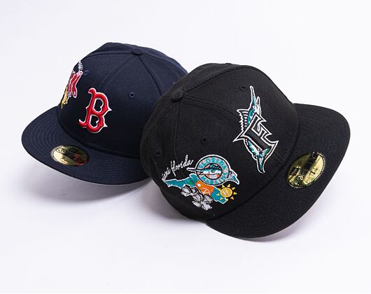 Kšiltovka New Era 59FIFTY City Icon Cluster Florida Marlins Cooperstown