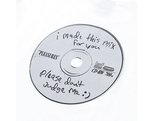 Triko HUF × Pleasures Head Unit T-Shirt White