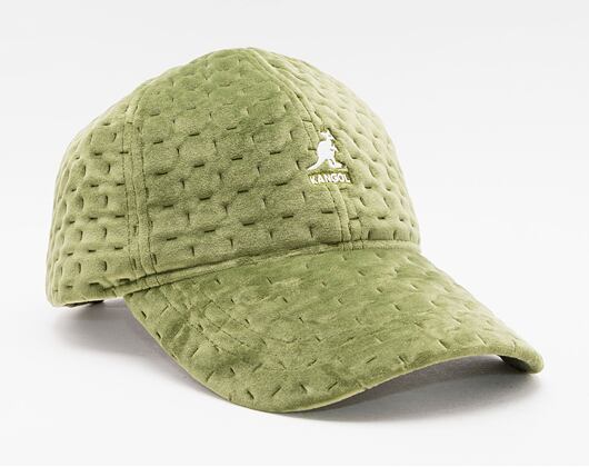 Kšiltovka Kangol Dash Quilted Long Bill Baseball Cap Green