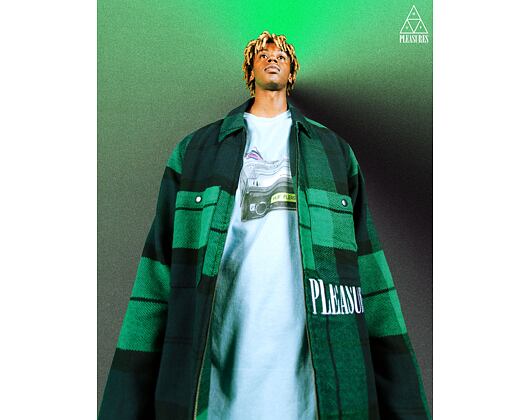 Bunda HUF × Pleasures Blackwatch Work Jacket Navy