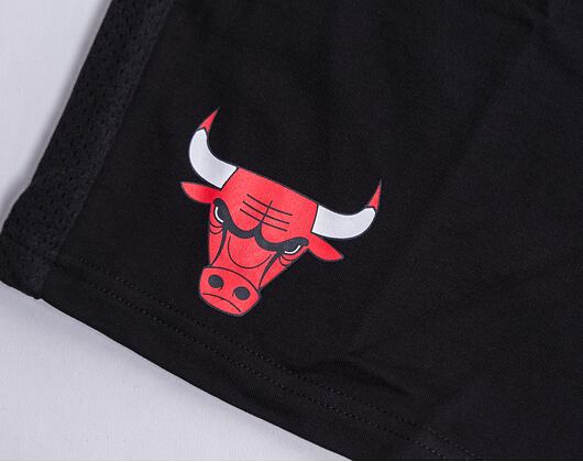 Kraťasy New Era NBA Team Logo Shorts - Chicago Bulls - Black