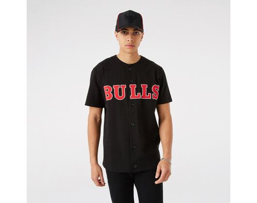 Triko New Era NBA Outdoor Utility Basketball Jersey Chicago Bulls Black