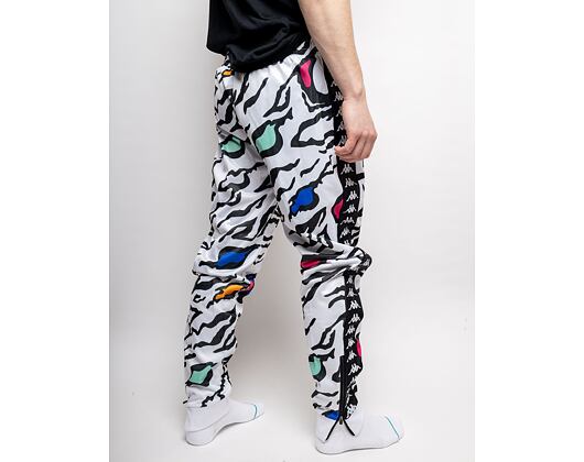 Tepláky Kappa 222 Banda Rastoria Graphik Slim White Graphik
