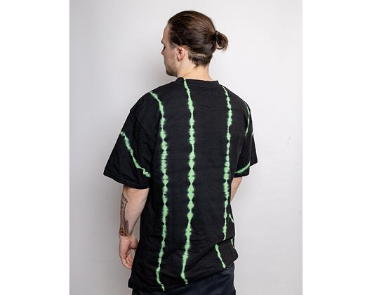 Triko Karl Kani Small Signature Tie Dye Tee black/green