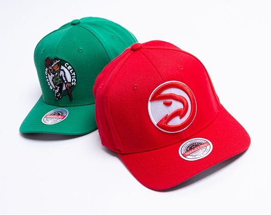 Kšiltovka Mitchell & Ness Team Ground 2.0 Stretch Snapback Atlanta Hawks Red