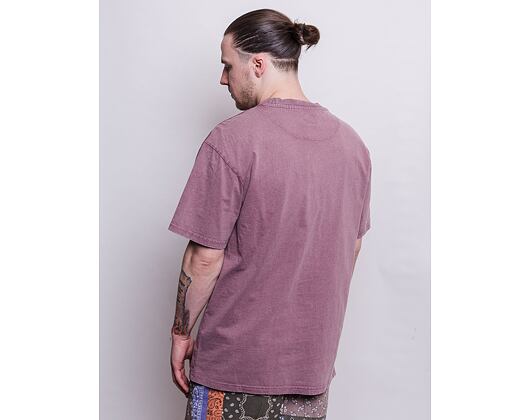 Triko Karl Kani Small Signature Washed Tee dark violet