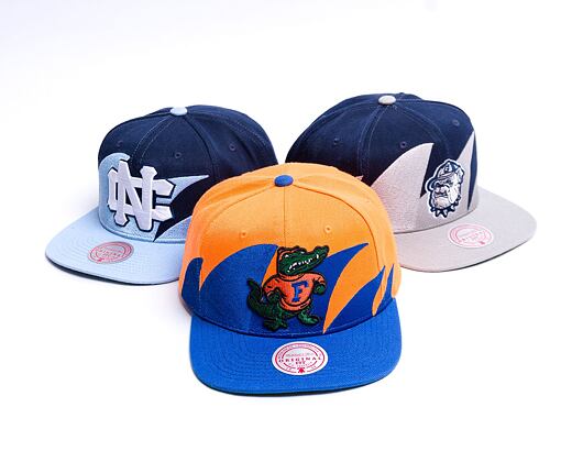 Kšiltovka Mitchell & Ness Sharktooth Snapback University Of Florida Orange/Royal