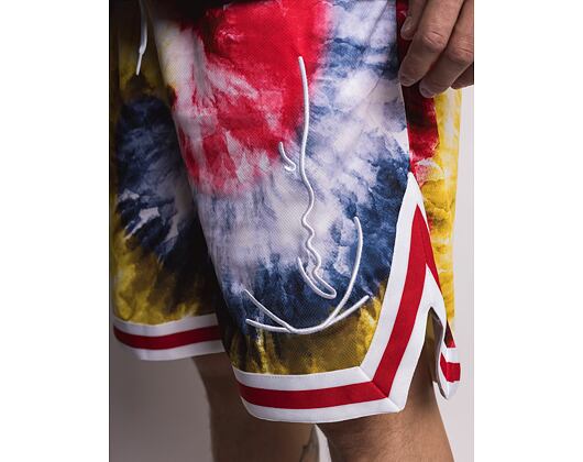 Kraťasy Karl Kani Signature Tie dye Mesh Shorts multicolor