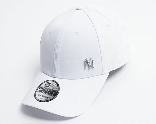 Kšiltovka New Era 9FORTY Flawless Essential Logo New York Yankees - White