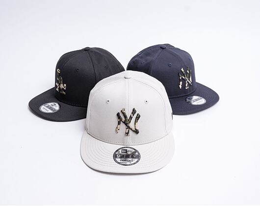 Kšiltovka New Era 9FIFTY MLB Camo Infill New York Yankees Snapback Stone/Woodland Camo
