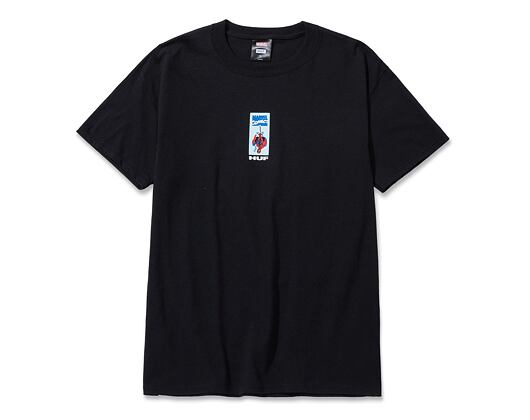 Triko HUF x MARVEL Spider-Man T-Shirt Black