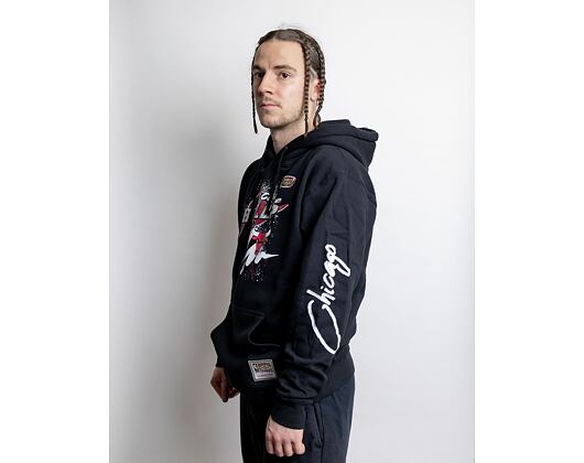 Mikina Mitchell & Ness Hyper Hoops Hoodie Chicago Bulls Black