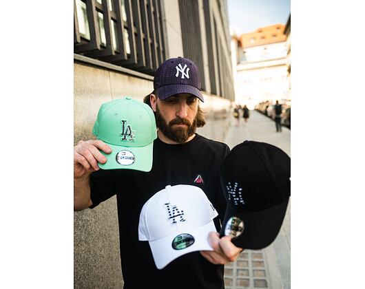 Kšiltovka New Era 9FORTY MLB Infill New York Yankees Strapback Navy