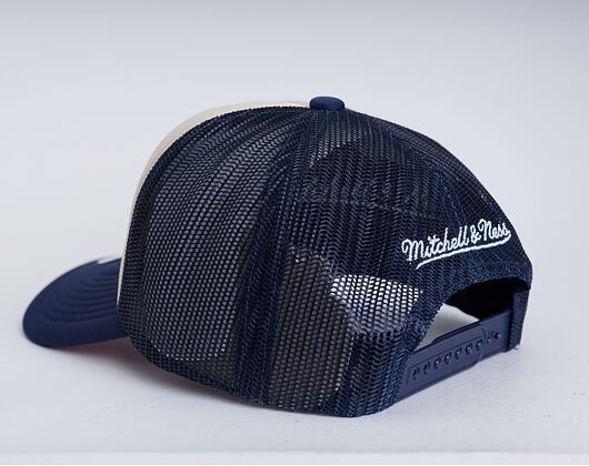 Kšiltovka Mitchell & Ness Houston Rockets Off White Trucker HWC Off White