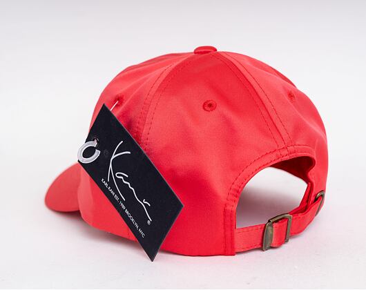 Kšiltovka Karl Kani Signature Satin Cap red