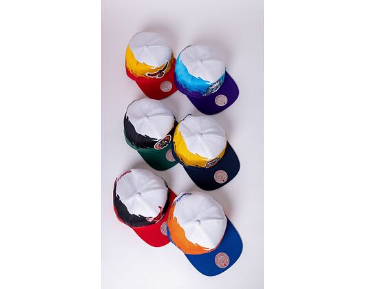 Kšiltovka Mitchell & Ness Paintbrush Snapback HWC Golden State Warriors White / Navy