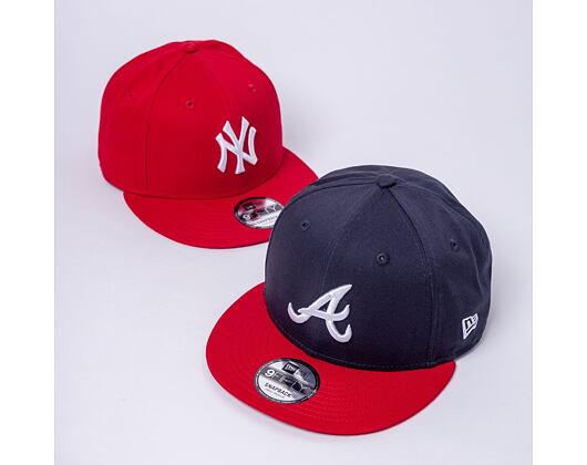 Kšiltovka New Era - MLB Basic 9FIFTY - NY Yankees - Scarlet / White