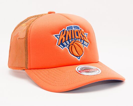Kšiltovka Mitchell & Ness Keep On Truckin Trucker New York Knicks Orange