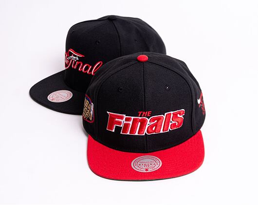 Kšiltovka Mitchell & Ness The Finals Snapback Chicago Bulls Black / Red