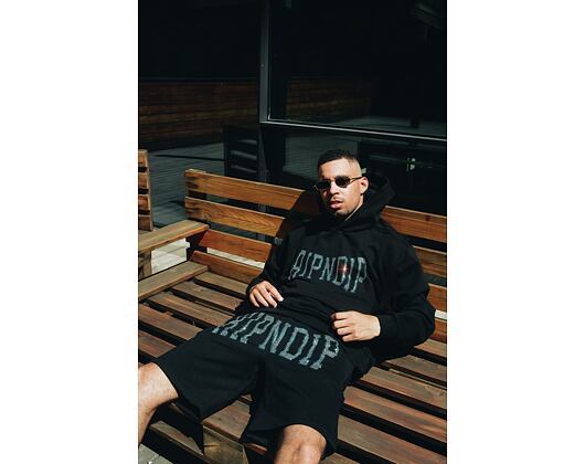 Mikina RIP N DIP Summer Revenge Rhinestone Hoodie Black