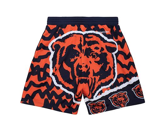 Kraťasy Mitchell & Ness NFL Jumbotron 2.0 Shorts Chicago Bears Navy / Orange